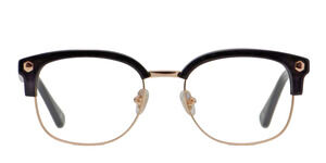 MUSE 35-002040 BLACK ROSE GOLD EYEGLASSES FRAMES 49-18-140